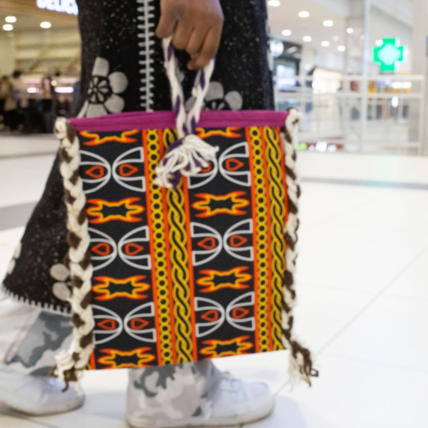 Traditional Toghu Pattern Handbag