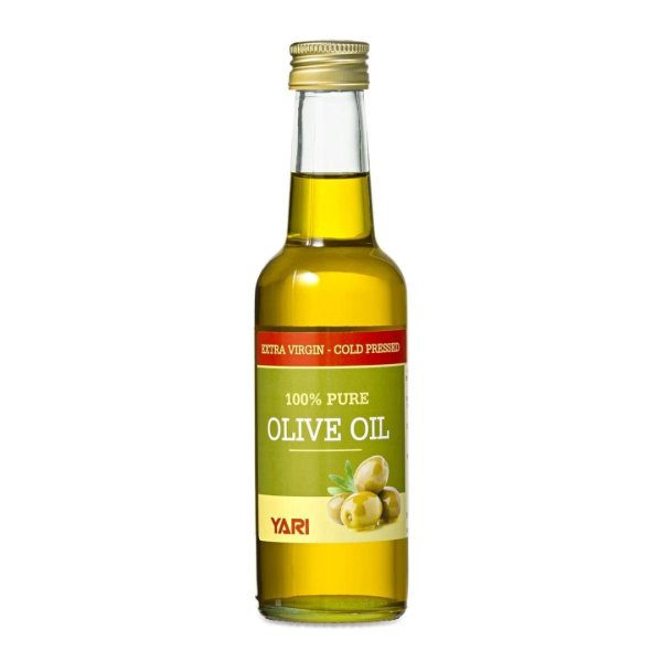 YARI HUILE D'OLIVE EXTRA VIERGE 100% PURE 250 ML – Soin Naturel Multifonction pour Cheveux, Peau et Cuisine – Marque YARI