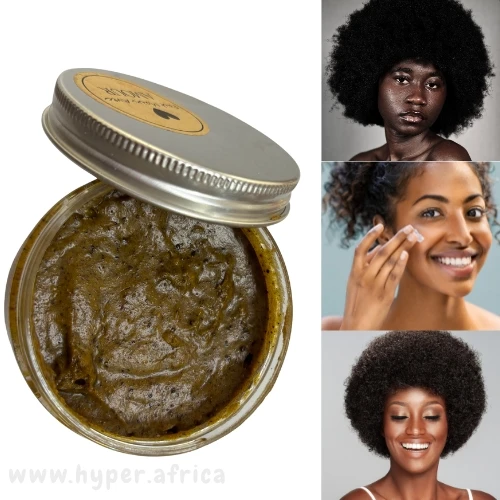 💆🏽‍♀️ Masque Capillaire Fortifiant 100% Naturel – Oignon, Ail, Curcuma, Chébé, Baobab & Miel – Soin Profond Anti-Chute et Pousse Rapide des Cheveux – 150ml