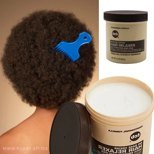 TCB Défrisant Regular 425g – Crème Défrisante Pour Cheveux Normaux – Lissage en Profondeur, Soin Nourrissant à l’Huile d’Olive et Résultat Brillant Durable